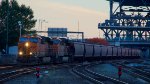 BNSF 6684 Leads a Grain Train